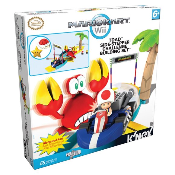 K'nex Mario Kart Toad Side-Stepper Challenge Building Set - Picture 1 of 8